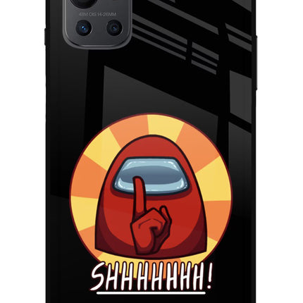 Among Us Shhh! Oneplus 9R Glass Case