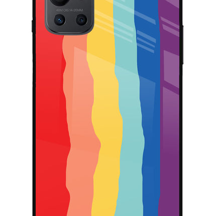 Rainbow Oneplus 9R Glass Case
