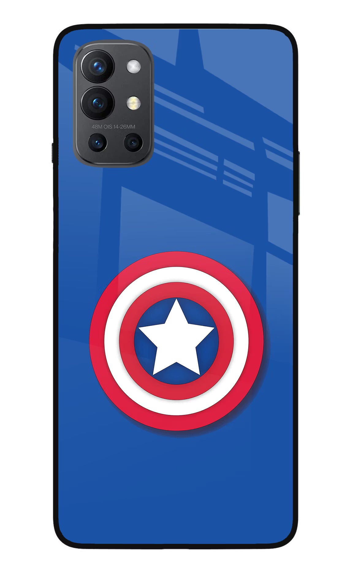Shield Oneplus 9R Glass Case Back Cover by Casekaro