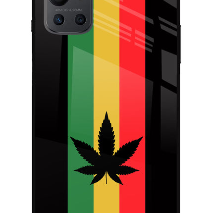 Weed Flag Oneplus 9R Glass Case