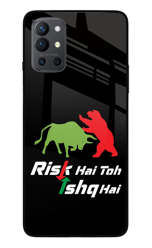 Risk Hai Toh Ishq Hai Oneplus 9R Glass Case