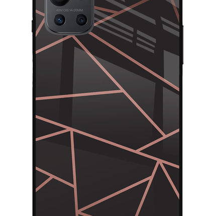 Geometric Pattern Oneplus 9R Glass Case