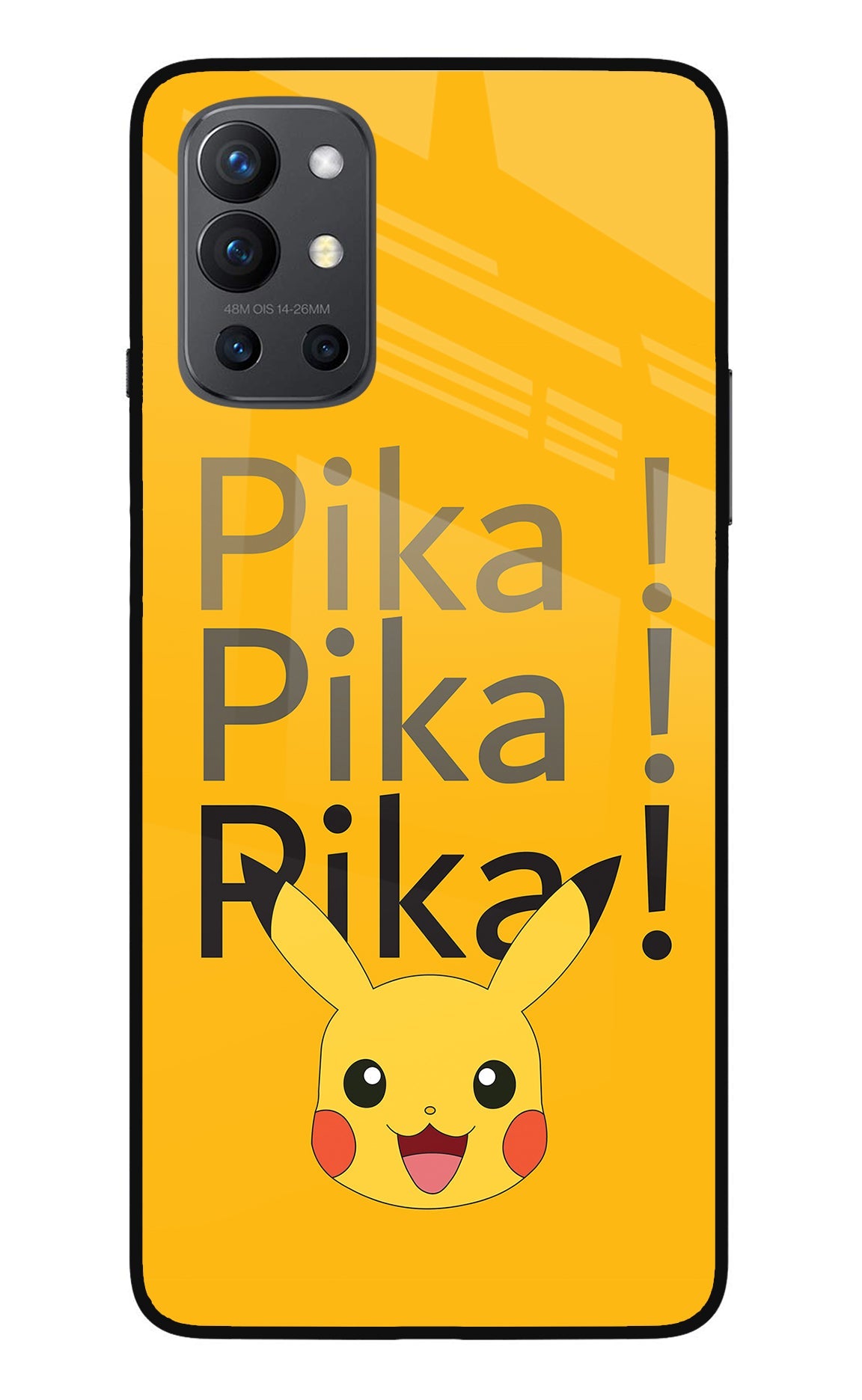 Pika Pika Oneplus 9R Glass Case