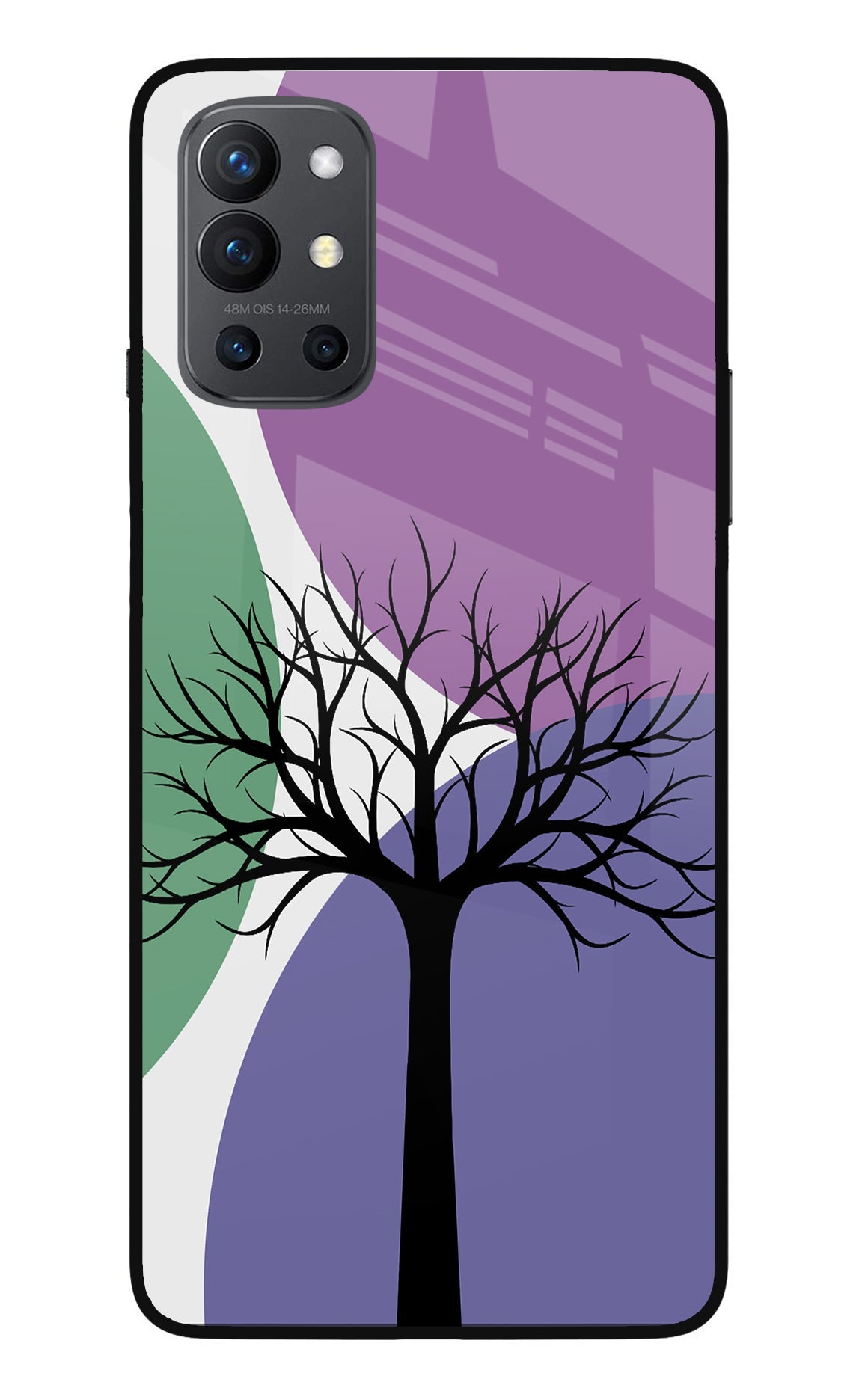 Tree Art Oneplus 9R Back Cover