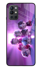 BTS Chibi Oneplus 9R Glass Case