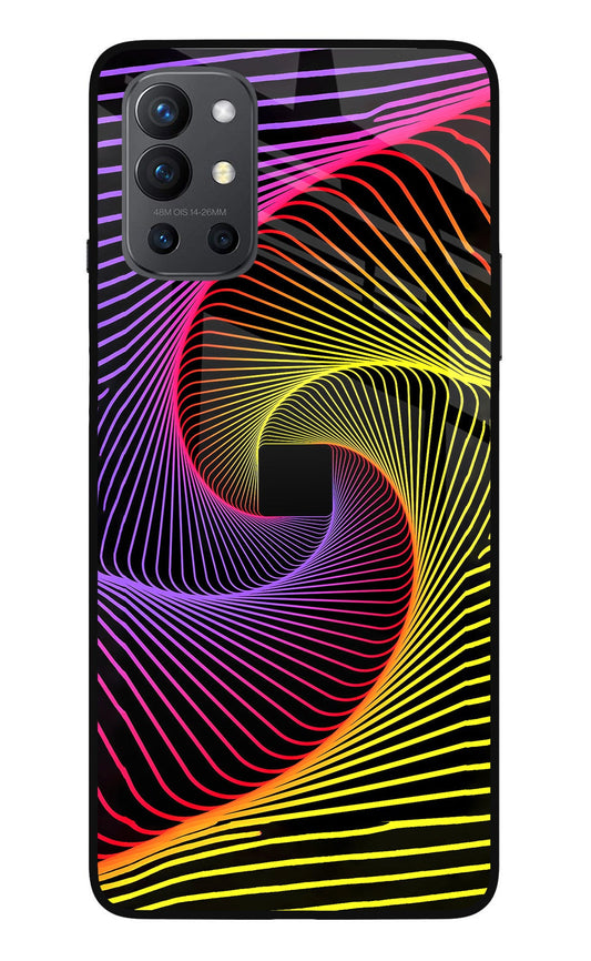 Colorful Strings Oneplus 9R Glass Case