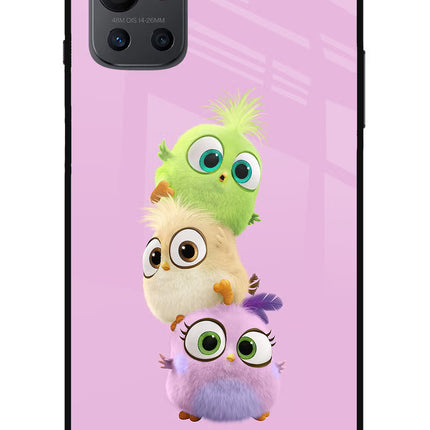 Cute Little Birds Oneplus 9R Glass Case