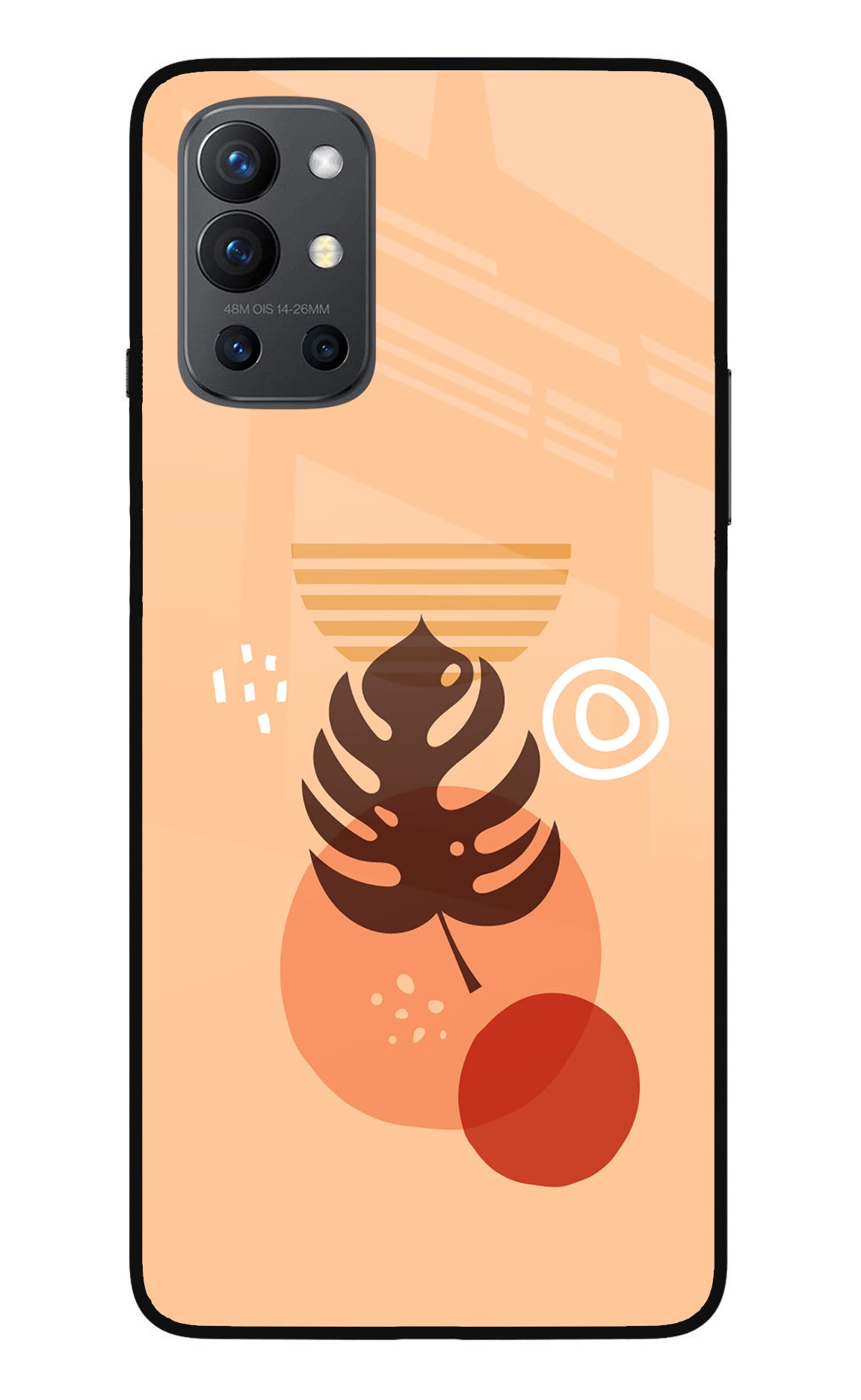 Boho Art Oneplus 9R Glass Case