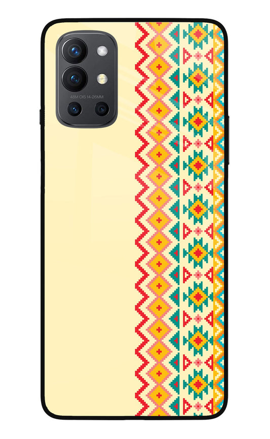 Ethnic Seamless Oneplus 9R Glass Case