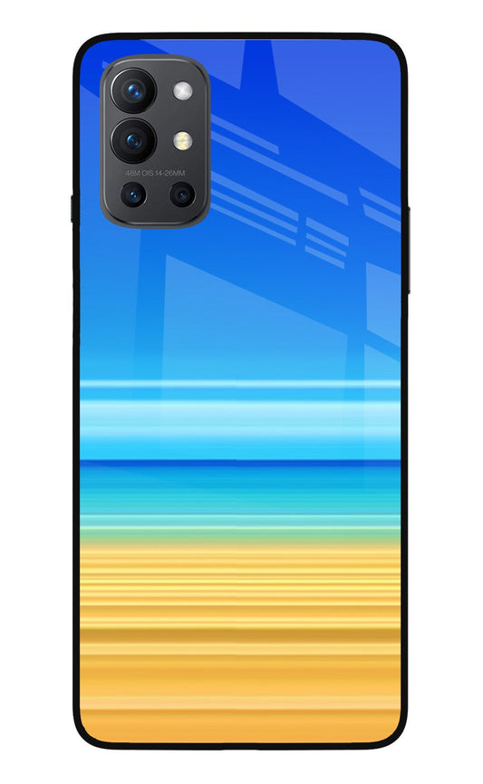 Beach Art Oneplus 9R Glass Case