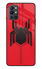 Spider Oneplus 9R Glass Case Back Cover by Casekaro