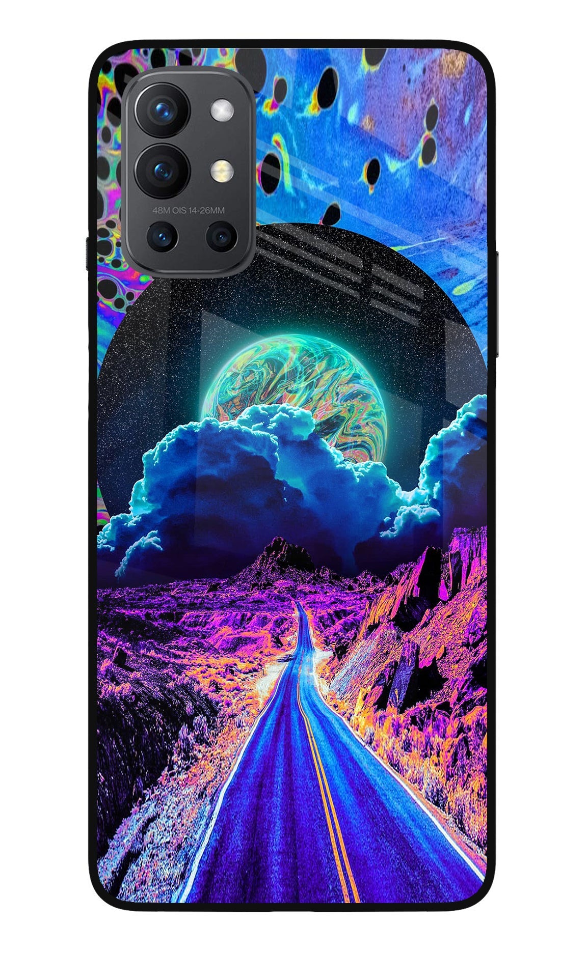 Psychedelic Painting Oneplus 9R Back Cover