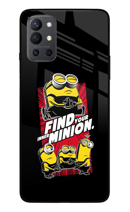 Find your inner Minion Oneplus 9R Glass Case