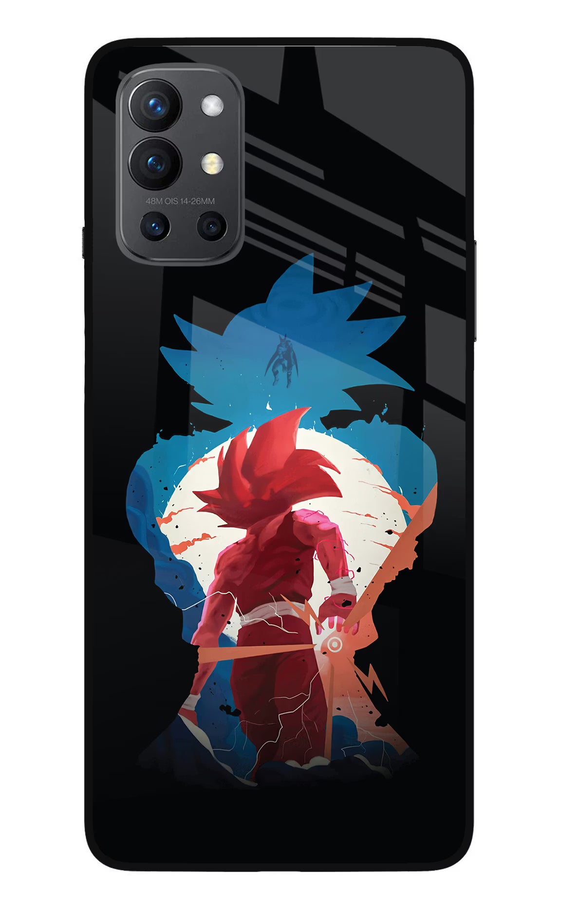 Goku Oneplus 9R Glass Case Back Cover by Casekaro