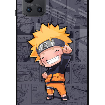 Chota Naruto Oneplus 9R Glass Case