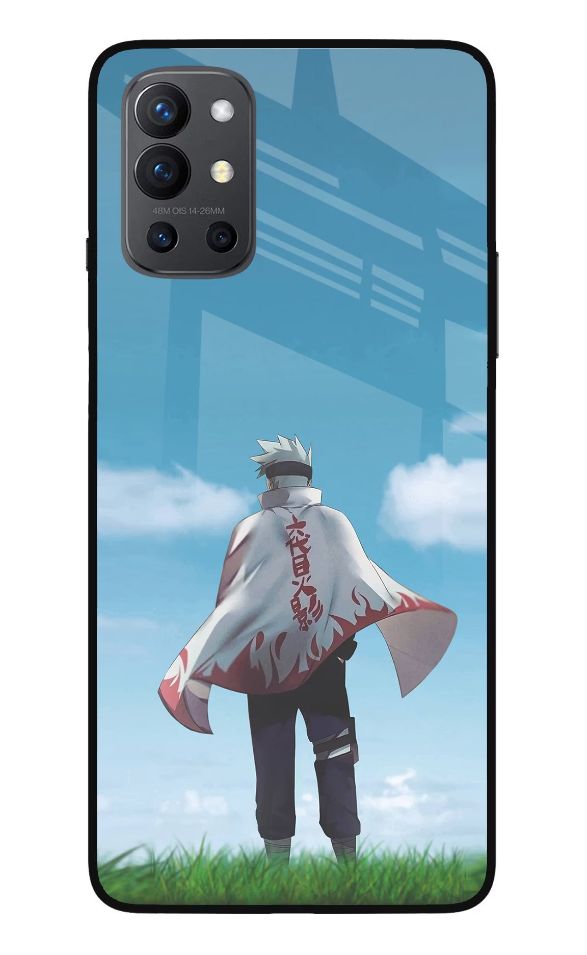 Kakashi Oneplus 9R Glass Case Back Cover by Casekaro
