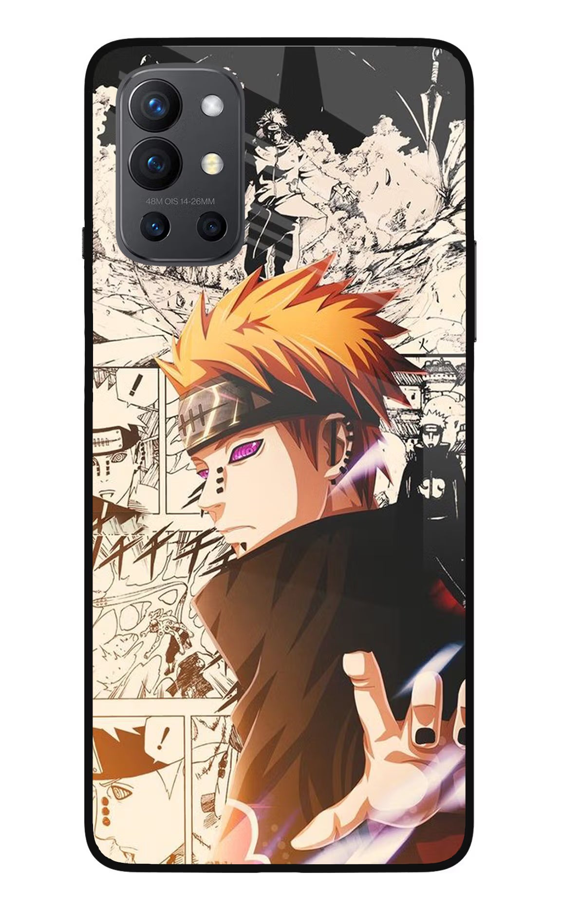 Pain Anime Oneplus 9R Glass Case Back Cover by Casekaro