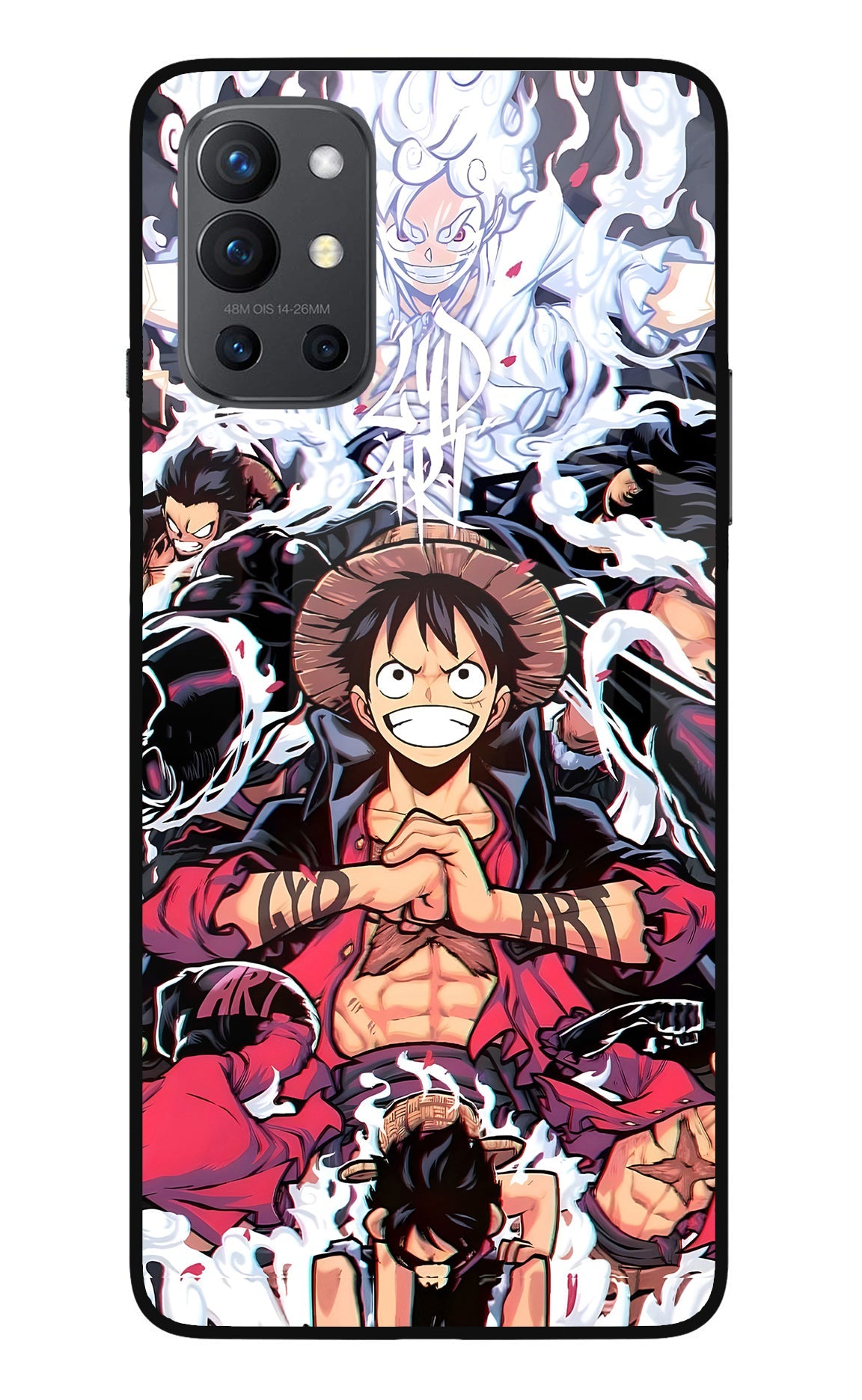 One Piece Anime Oneplus 9R Glass Case