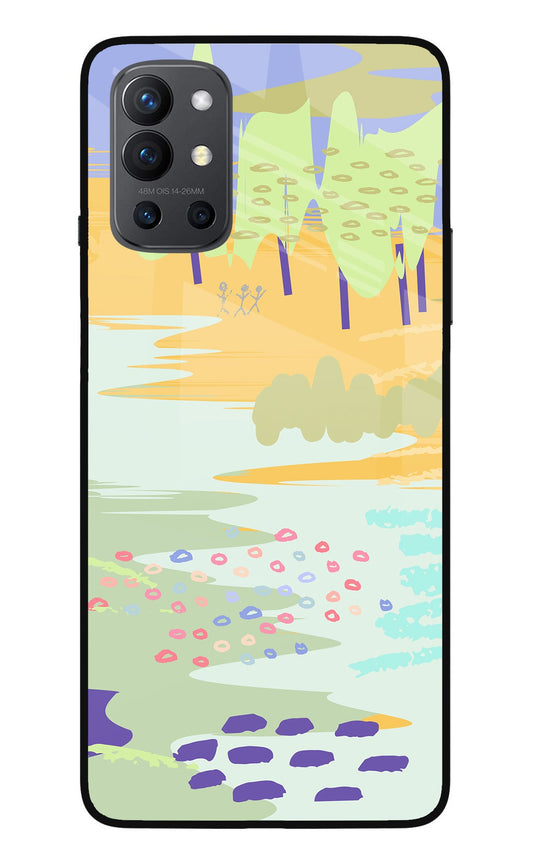 Scenery Oneplus 9R Glass Case