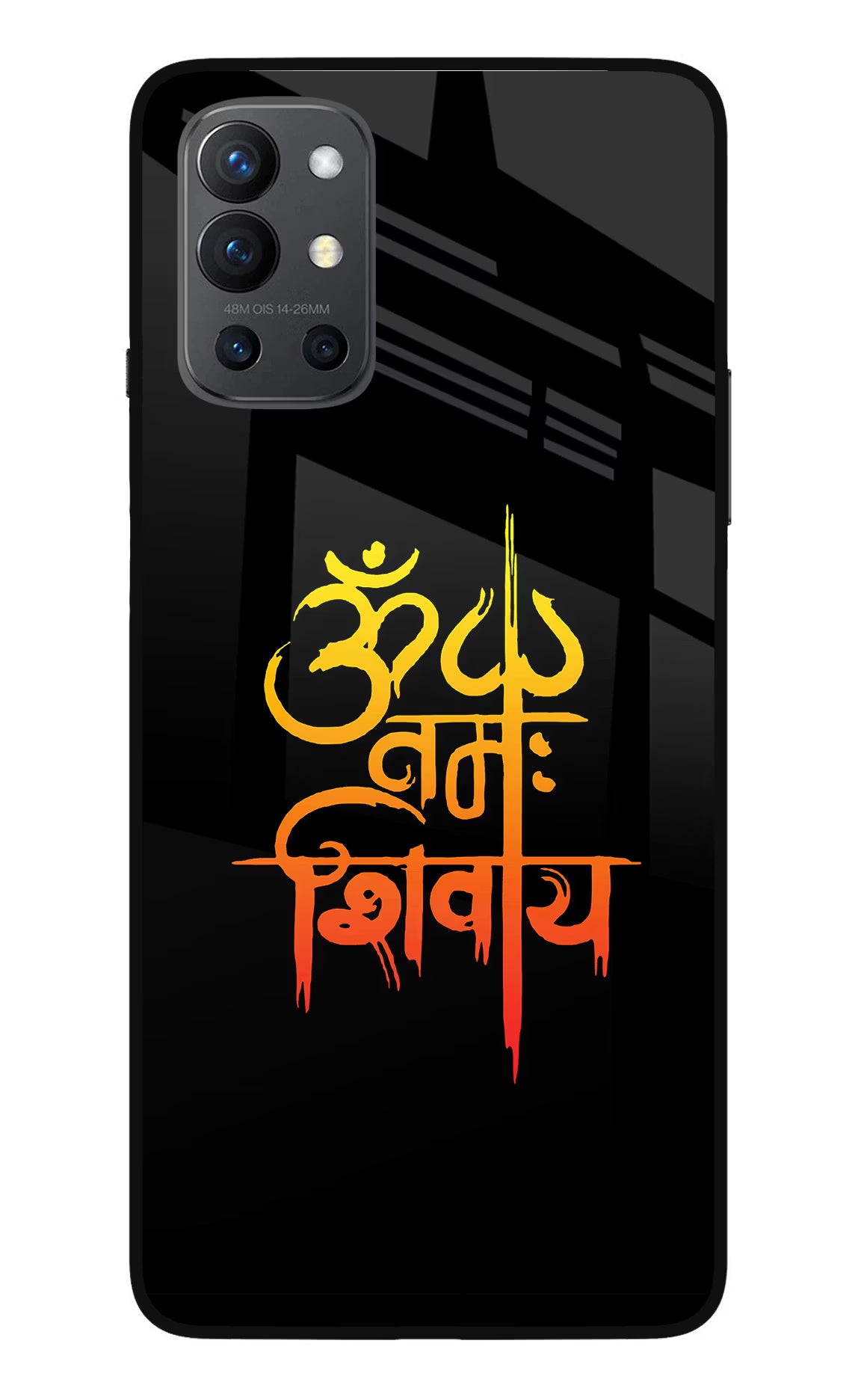 Om Namah Shivay Oneplus 9R Glass Case Back Cover by Casekaro