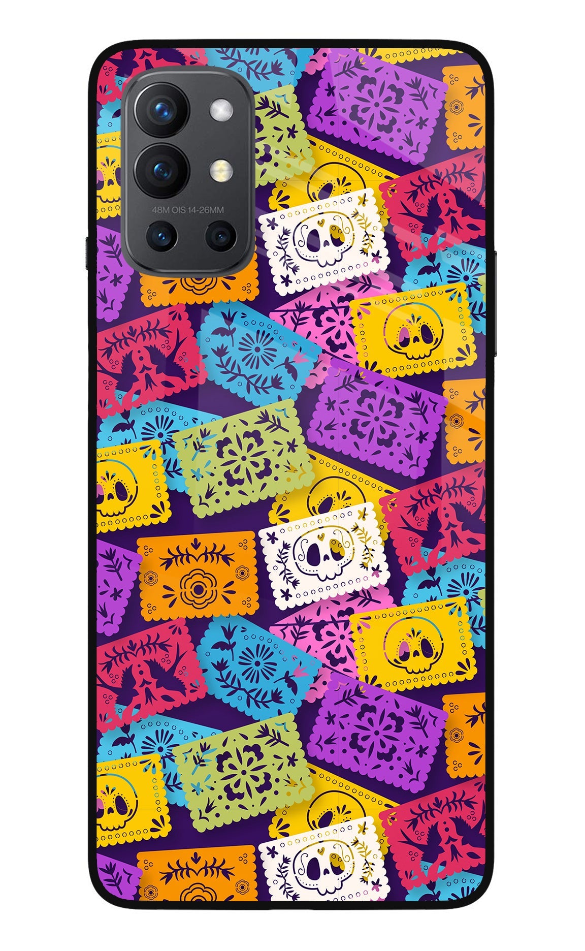 Mexican Pattern Oneplus 9R Glass Case