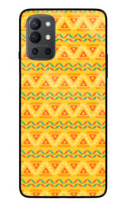 Tribal Pattern Oneplus 9R Glass Case