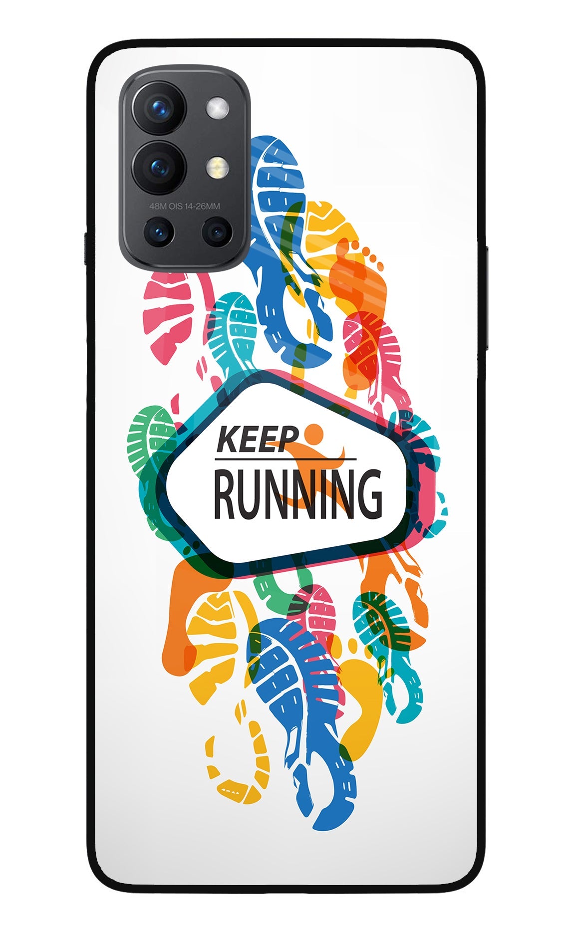 Keep Running Oneplus 9R Back Cover