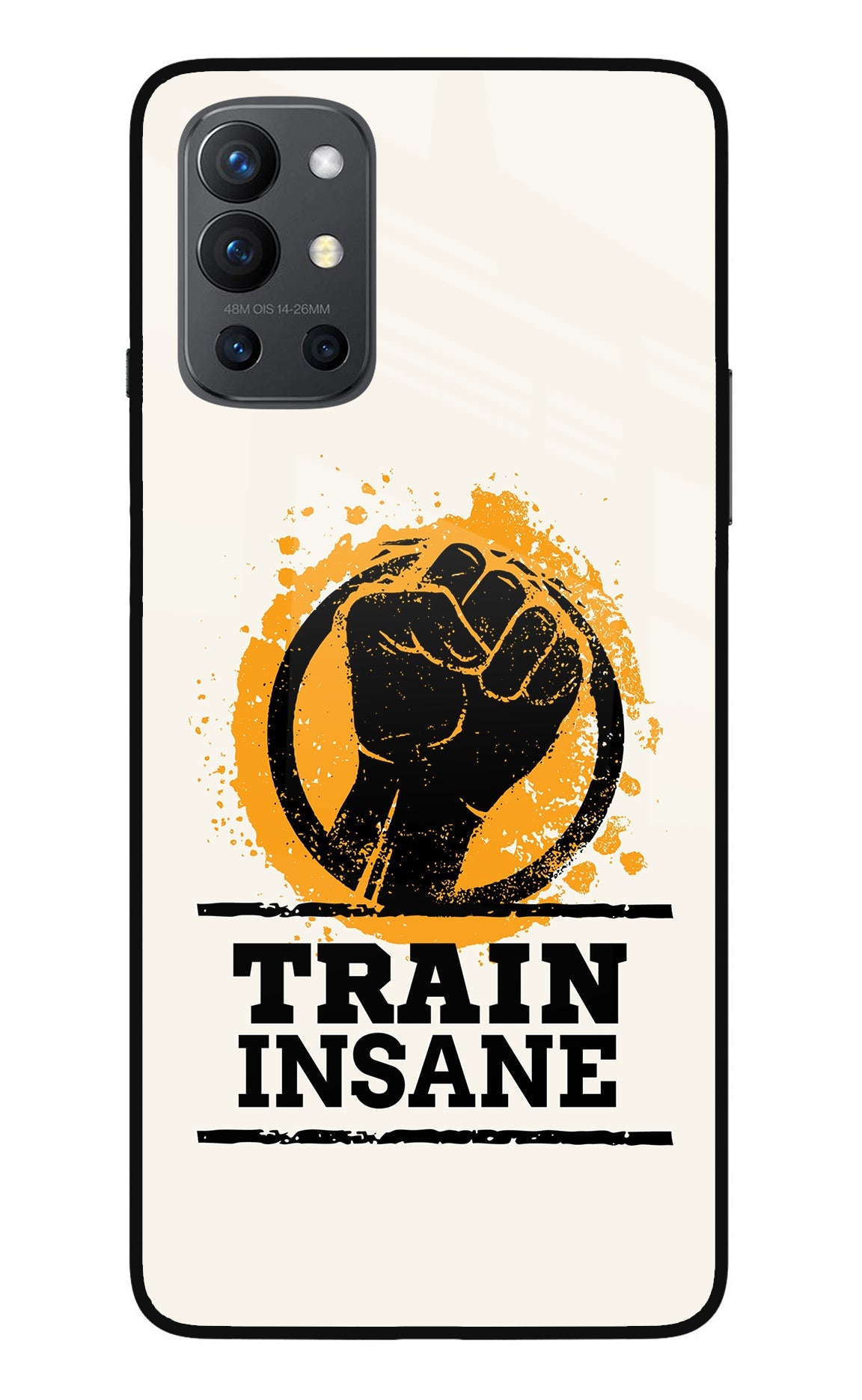 Train Insane Oneplus 9R Glass Case