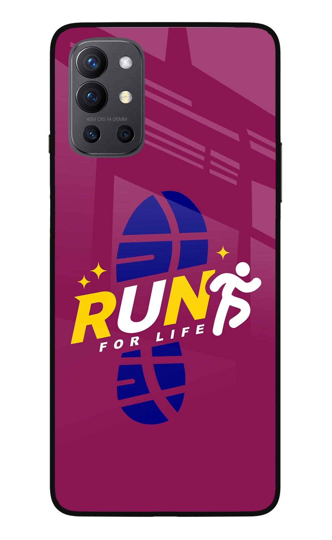 Run for Life Oneplus 9R Back Cover