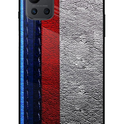 BMW Stripes Oneplus 9R Glass Case