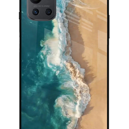 Ocean Beach Oneplus 9R Glass Case