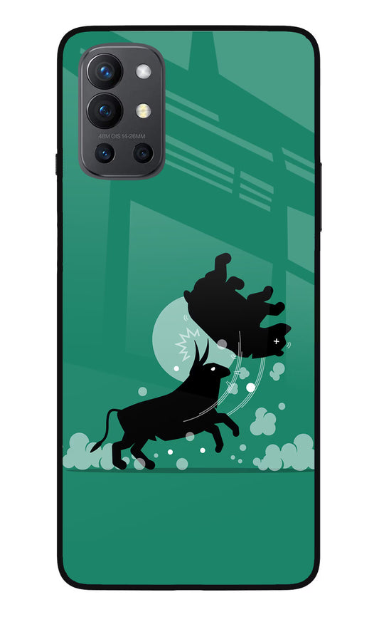 Bull Conqueror Oneplus 9R Glass Case