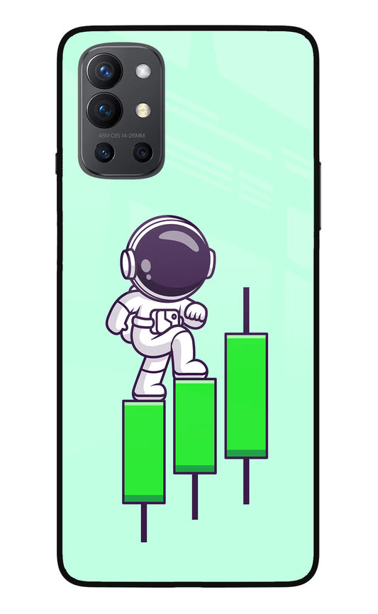 Astronaut Trader Oneplus 9R Glass Case
