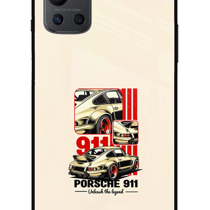 Classic Porsche 911 Oneplus 9R Glass Case