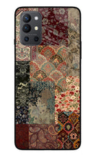 Desi Print Oneplus 9R Glass Case