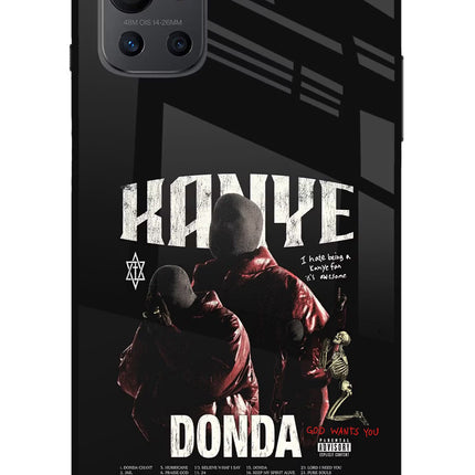 Donda Kanye West Oneplus 9R Glass Case