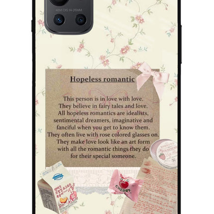 Hopeless Romantic Oneplus 9R Glass Case