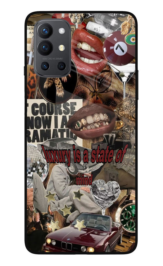 Luxury Oneplus 9R Glass Case