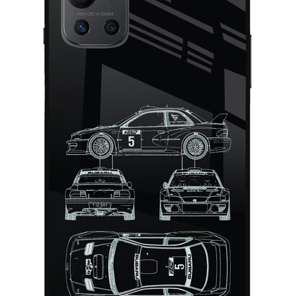 WRC'99 Oneplus 9R Glass Case