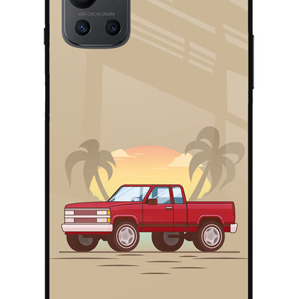 Desert Classic Drive Oneplus 9R Glass Case