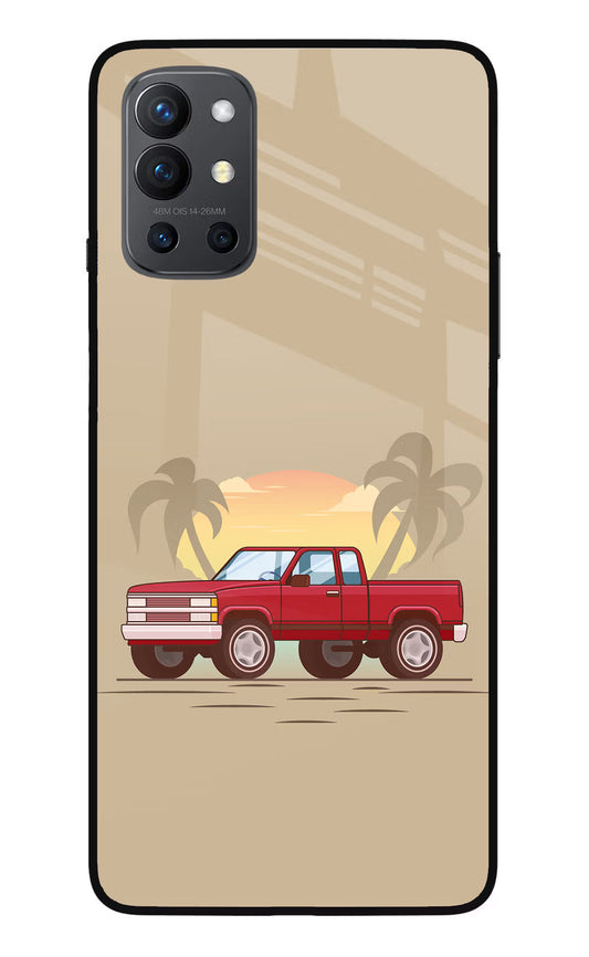 Desert Classic Drive Oneplus 9R Glass Case