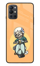 Undead Biker Oneplus 9R Glass Case