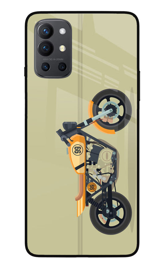 Vertical Speedster Oneplus 9R Glass Case