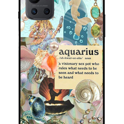 Aquarius Zodiac Oneplus 9R Glass Case
