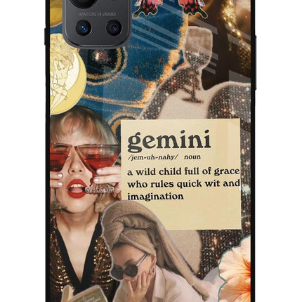 Gemini Zodiac Oneplus 9R Glass Case