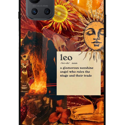 Leo Zodiac Oneplus 9R Glass Case