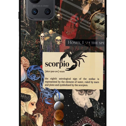 Scorpio Zodiac Oneplus 9R Glass Case