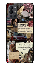 Taurus Zodiac Oneplus 9R Glass Case