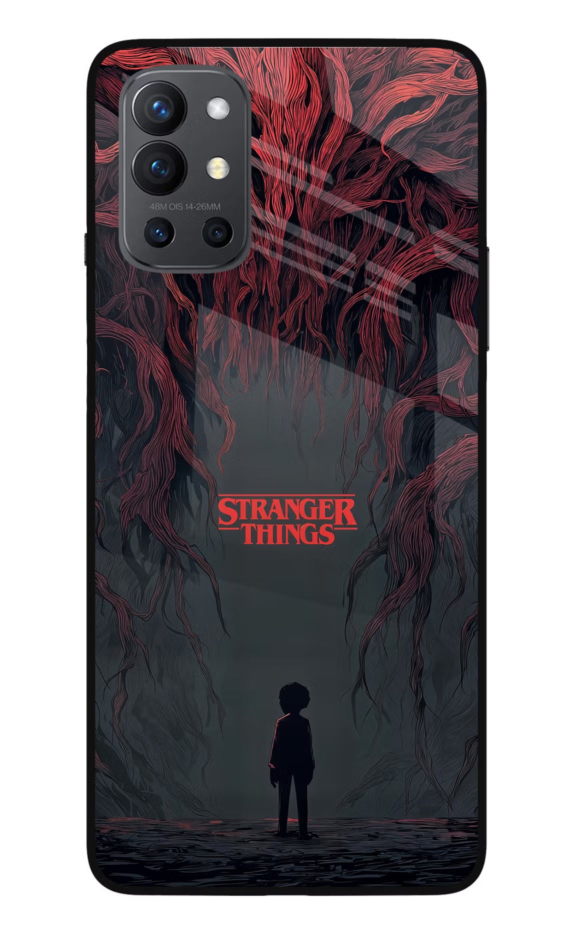 Ordinary Things Dark Side Oneplus 9R Glass Case Back Cover by Casekaro