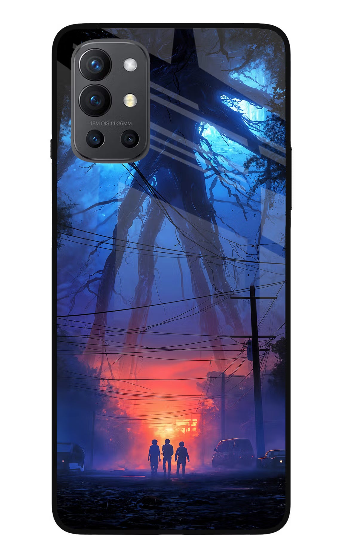 Ordinary Things Shadow Oneplus 9R Glass Case Back Cover by Casekaro